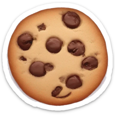 Cookies in a soft pink bowl sticker