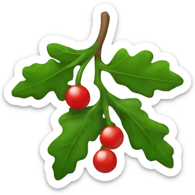 mistletoe sticker