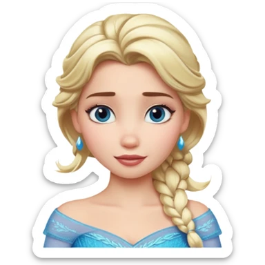 elsa frozen disney sticker