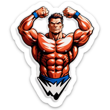Moal muscle sticker