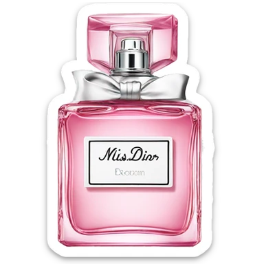 miss dior perfume sticker