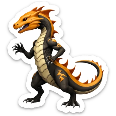  Venom-Marowak-Salandit-hybrid-fantasy-creature (full body) sticker