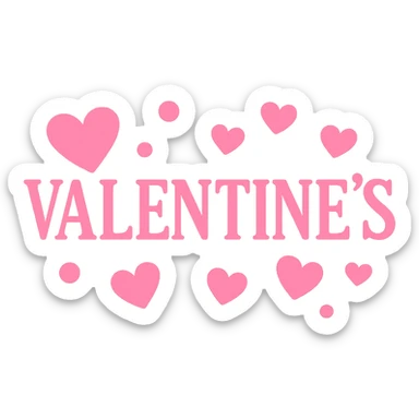 pink Valentine . remove background sticker