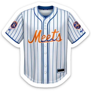 New York Mets jersey  sticker