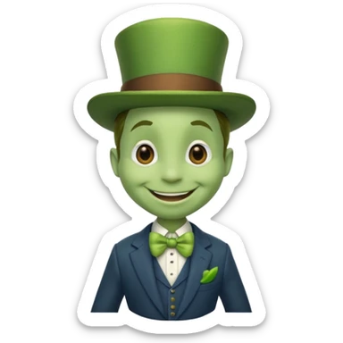 Jiminy cricket sticker