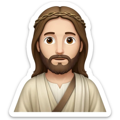 Jesus Christ with Talit on  sticker