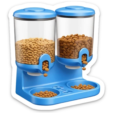 dog food dispenser sticker