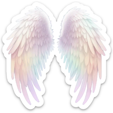 angel wings  sticker