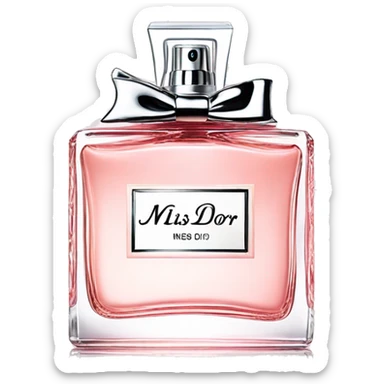 Miss dior perfume sticker