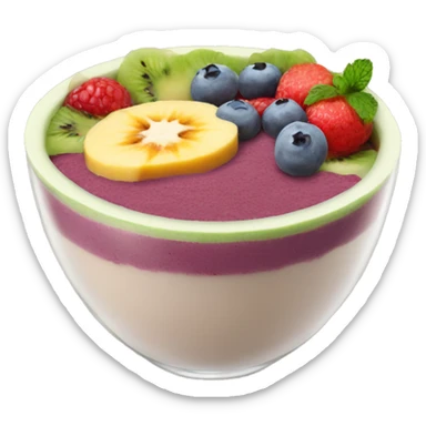 smoothie bowl  sticker