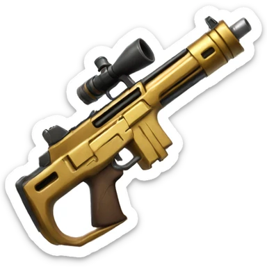 fortnite gold scar sticker