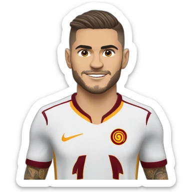 Mauro Icardi with Galatasaray kit sticker