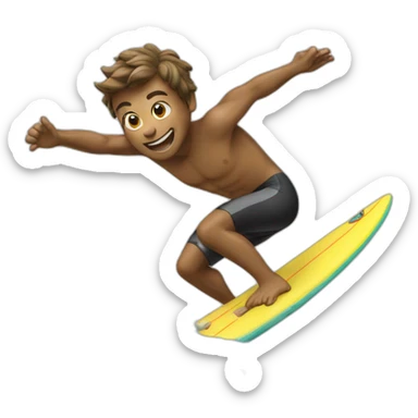 Surf sticker