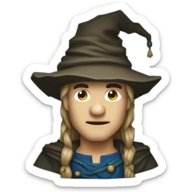 Simon The Sorcerer Pixelated Style sticker