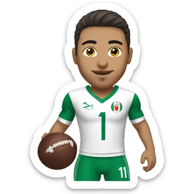 Football player from Algeria sticker