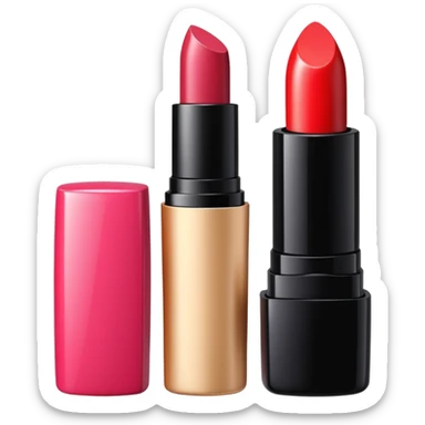 three cosmetic products side by side sticker
