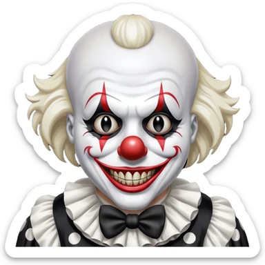 Art the clown Terrifier movie sticker