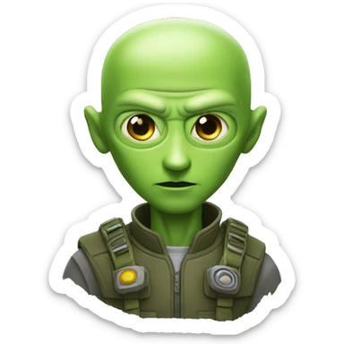 Papa est un chasseur d’alien sticker