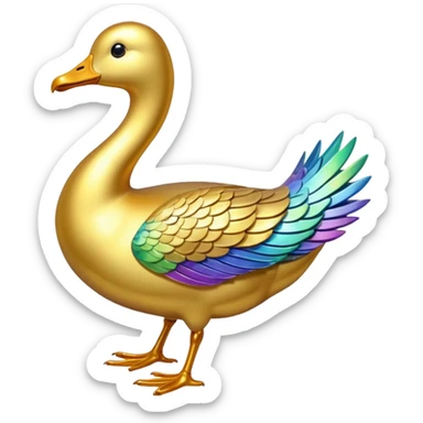 more interesting one golden goose sticker