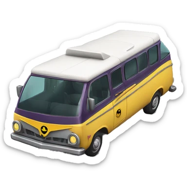 Batgirl Land yacht  sticker