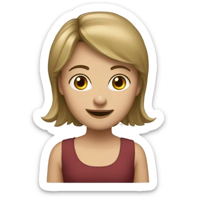 Беременная девушка sticker