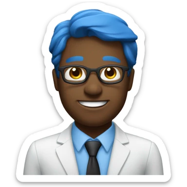 reate your a EMOJI for $blue. It should be something that will represent the $blue and can be set for the status emoji! and the colour   should blue sticker
