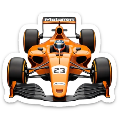 Formula one McLaren logo sticker