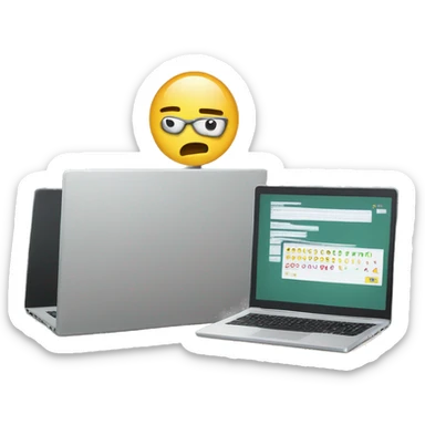 laptop coding build fail error sticker