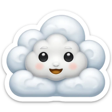 heaven cloud sticker