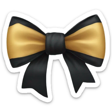 black bow sticker