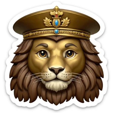 .León de las cortes generales sticker