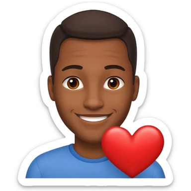 Leon africano enamorado sticker