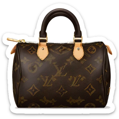 Black Louis Vuitton speedy sticker