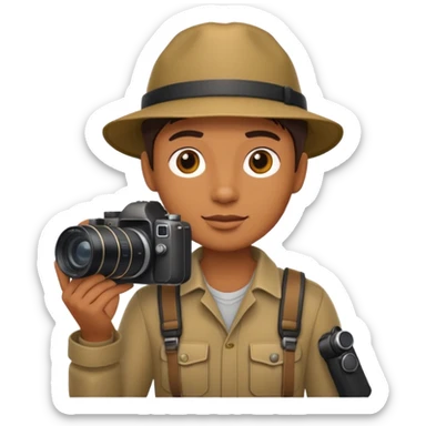 
wild life photographer sticker
