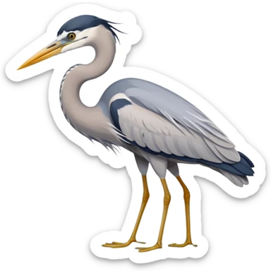  bird heron sticker