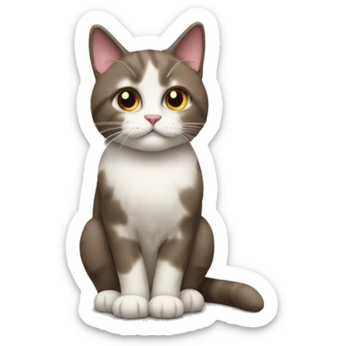 Rag doll cat sticker