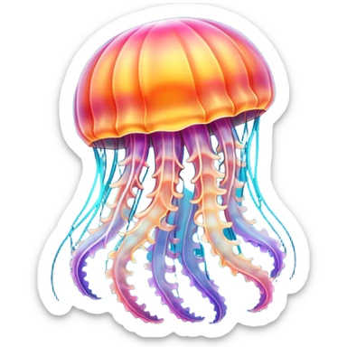 with jelly fish please sticker