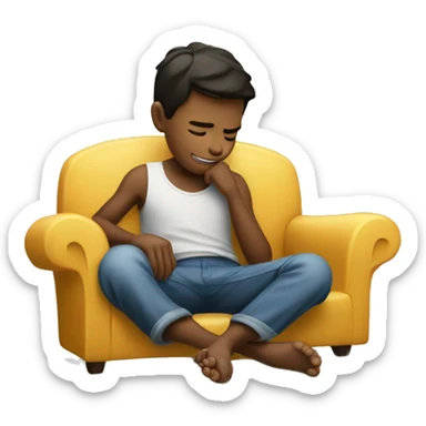 Niño chillando  sticker