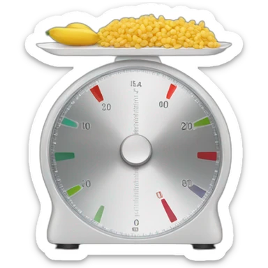 food scale sticker