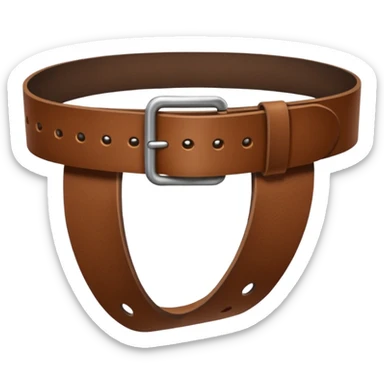 Belt swinging to someone ass sticker