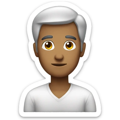 Hombre sentado  sticker