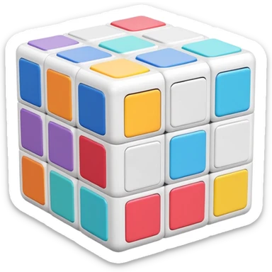 A web page for rubics cube events management platform sticker