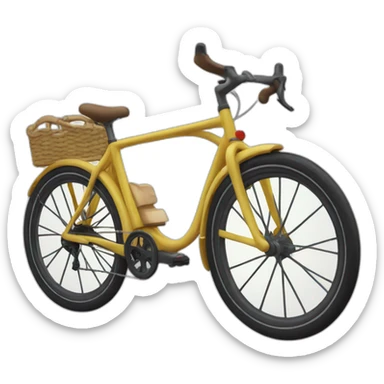 Tandem bike sticker