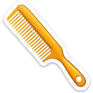hairdressing comb sticker