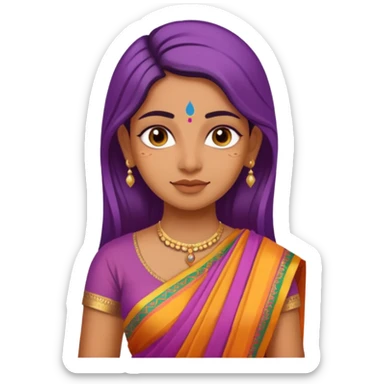 transgender indian girl sticker