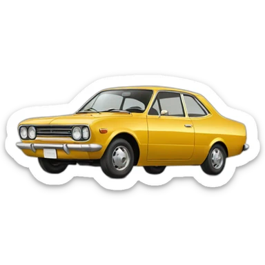 toyota corolla 1960s sticker