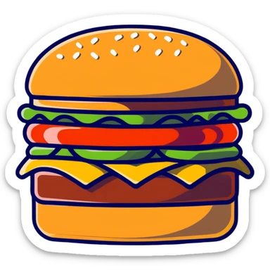 Modern UI navigation elements - hamburger menu, back button, home icon sticker