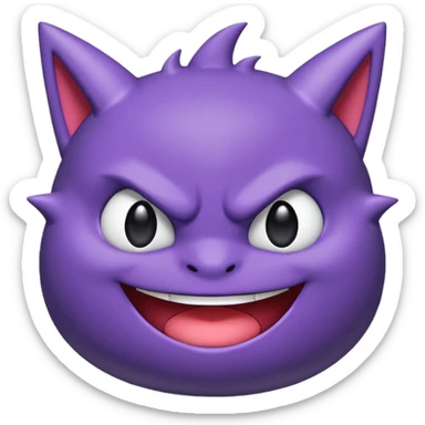 gengar chibi emotes sticker