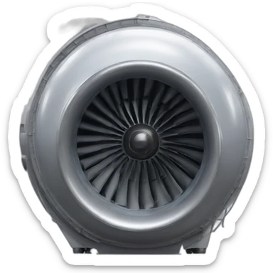 jet engine powered vacuum sticker