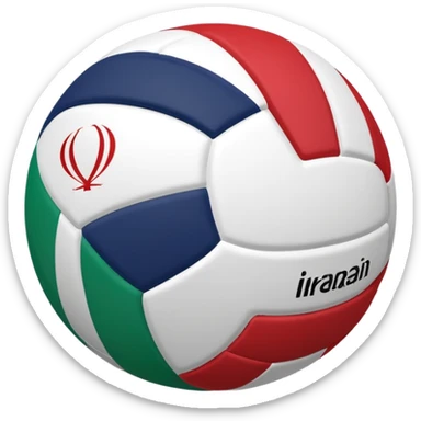 🖤🏐🇮🇷 sticker